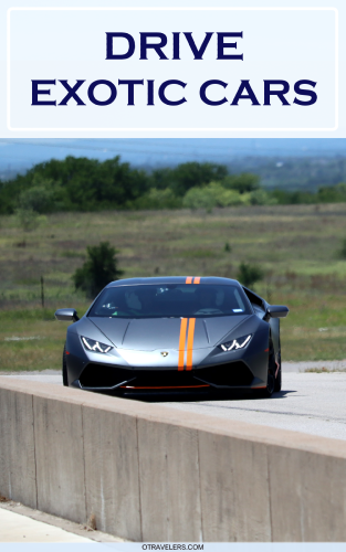 Drive exotic cars on race track
